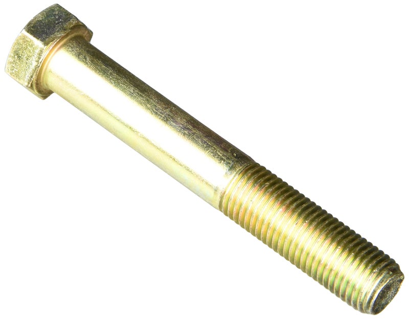 Hard-to-Find Fastener 014973253226 Grade 8 Fine Hex Cap Screws, 7/16-20 x 3, Piece-5 , yellow - Image 2